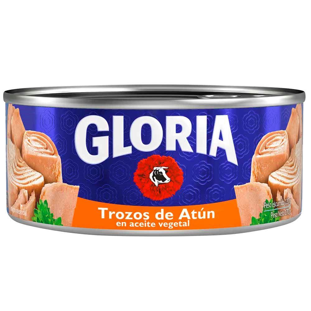Trozos de Atún GLORIA en Aceite Vegetal Lata 170g